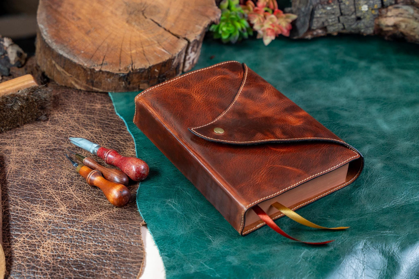 ESV MacArthur Study Bible - Premium Badalassi Leather - Full Grain Vegetable Tan