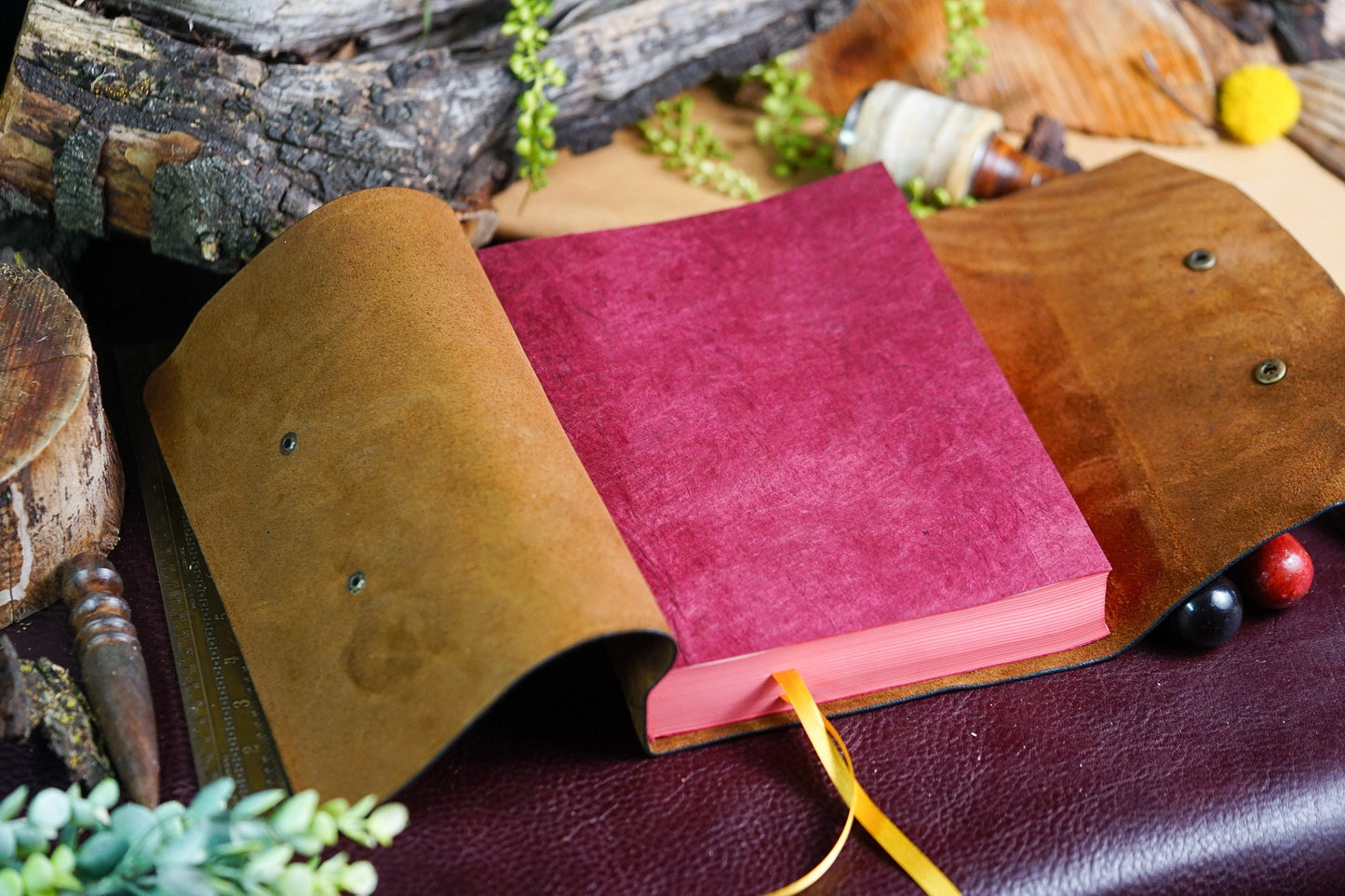 KJV Notetaking Bible, Large Print - Rebound in Rustic, Supple Full Grain Leather