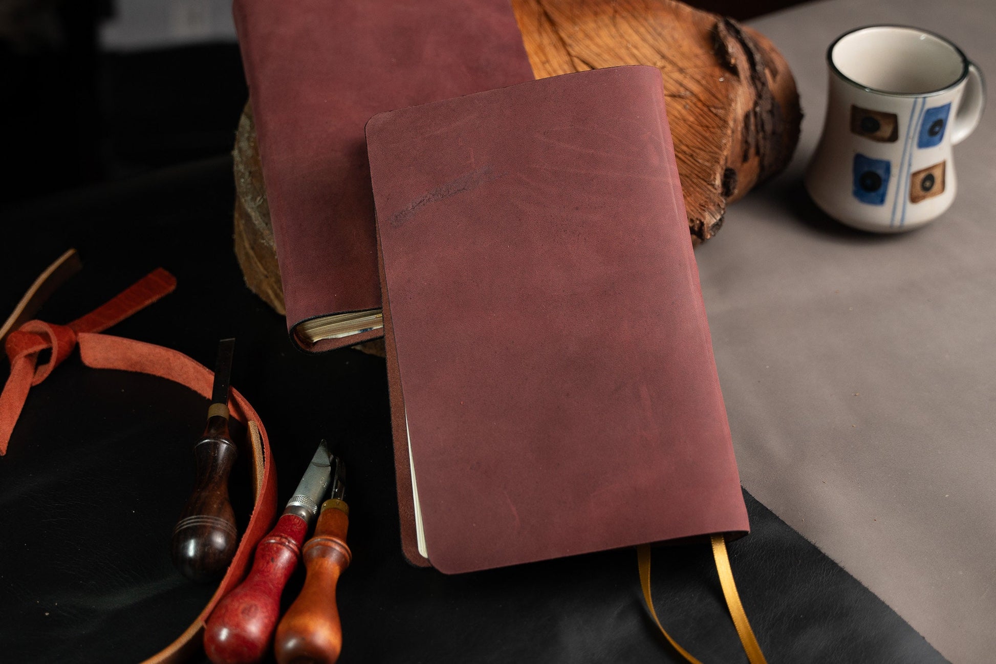 NRSV Thinline Reference Rebound in Beautiful Full Grain Leather