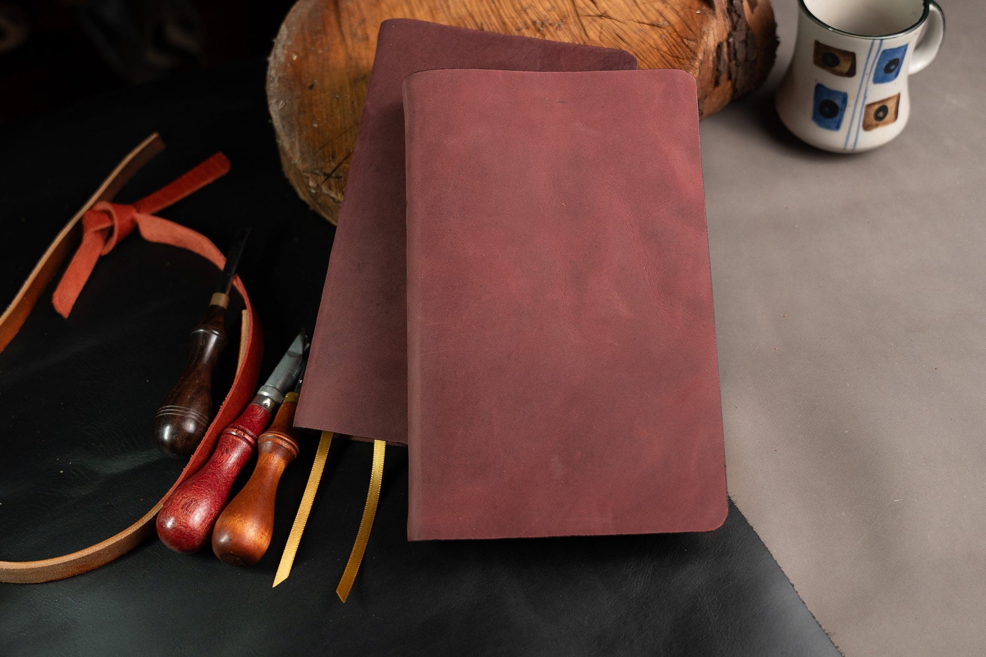 NRSV Thinline Reference Rebound in Beautiful Full Grain Leather