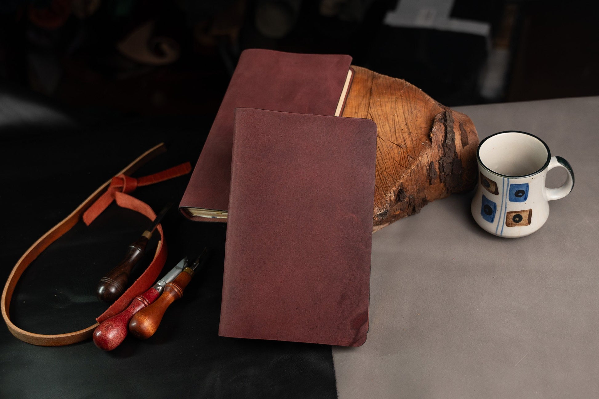 NRSV Thinline Reference Rebound in Beautiful Full Grain Leather