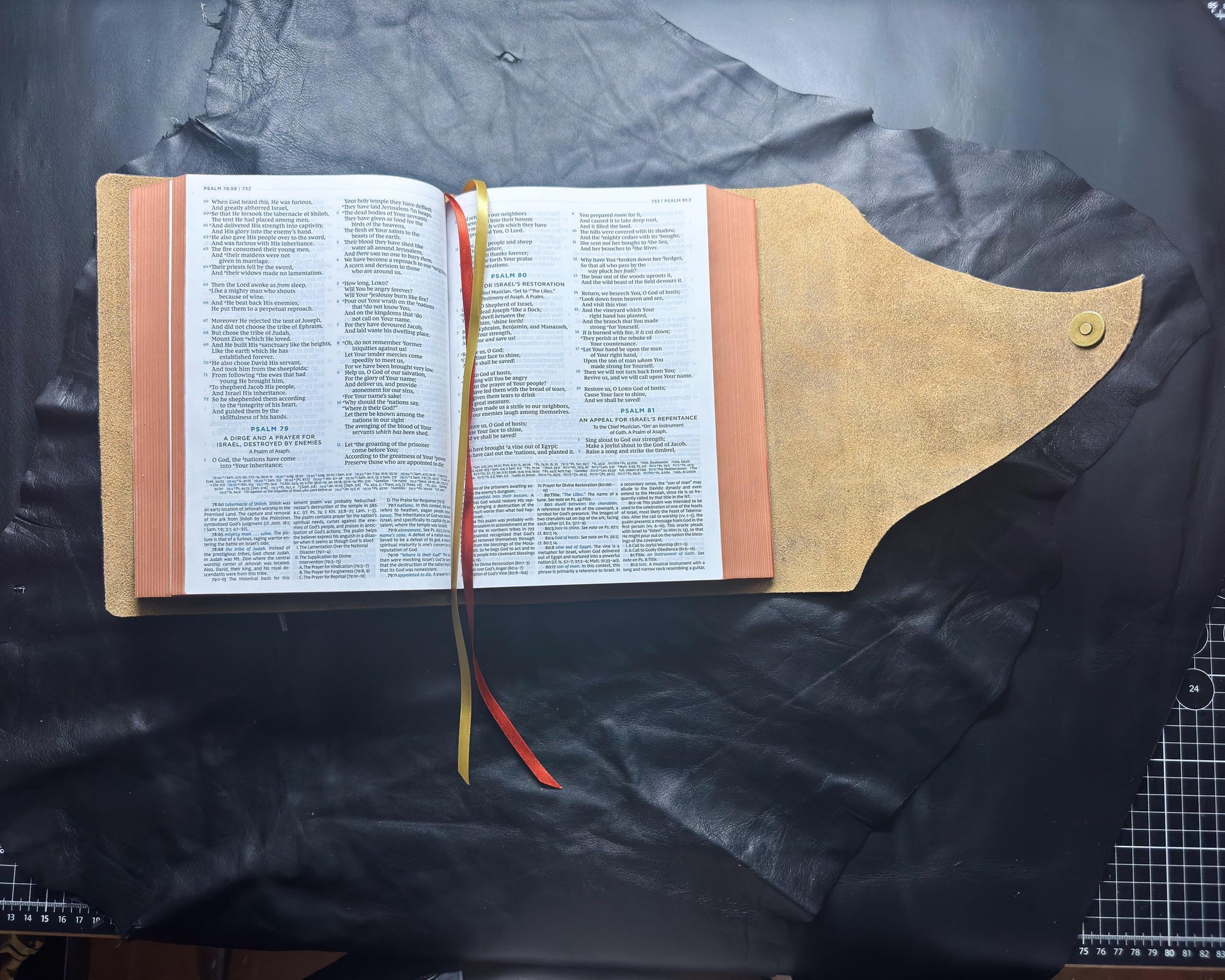Full Grain Leather MacArthur Study Bible ESV/ NKJV/ Legacy Standard Bible