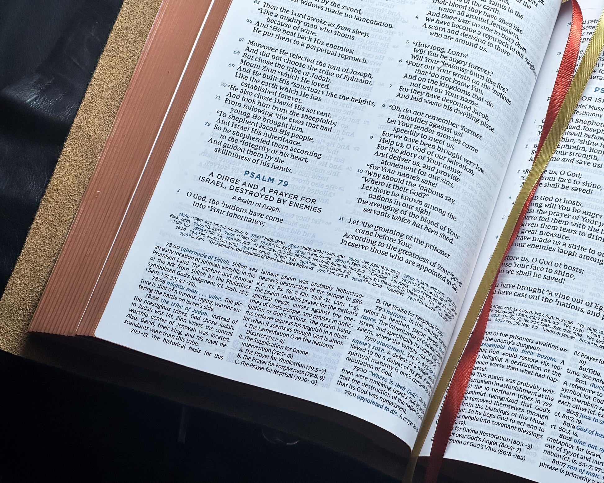 Full Grain Leather MacArthur Study Bible ESV/ NKJV/ Legacy Standard Bible