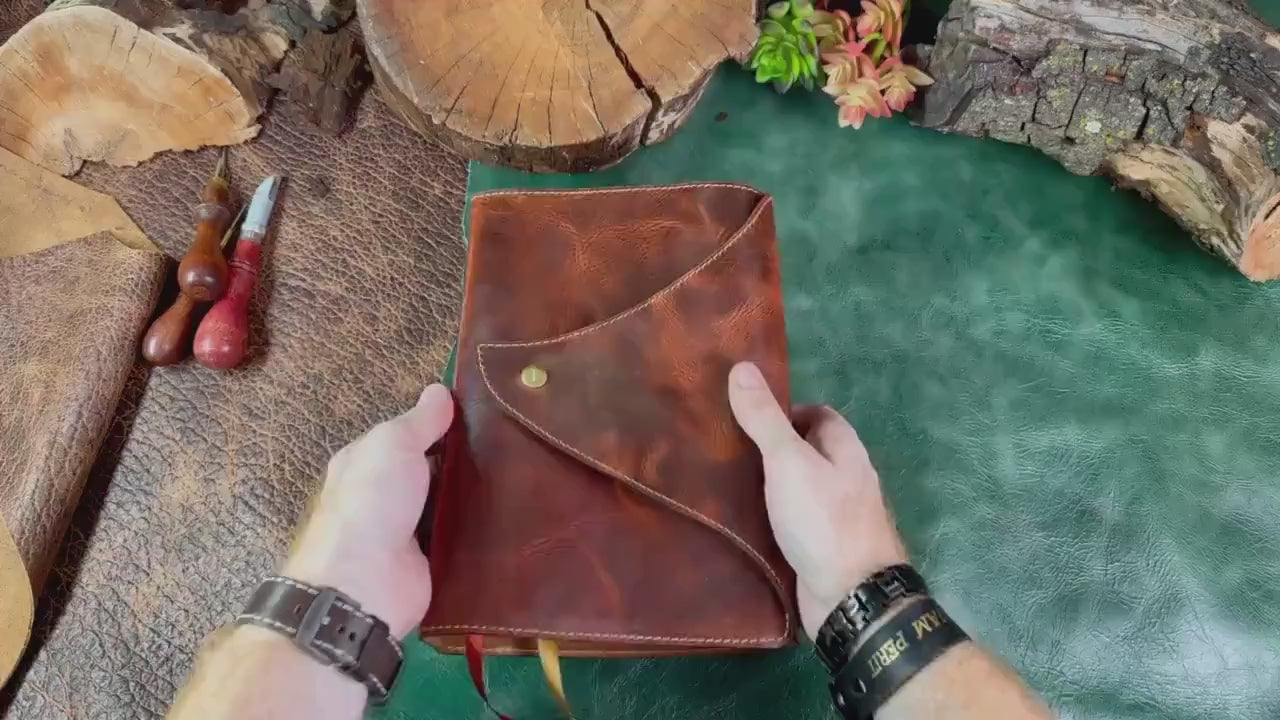 ESV MacArthur Study Bible - Premium Badalassi Leather - Full Grain Vegetable Tan